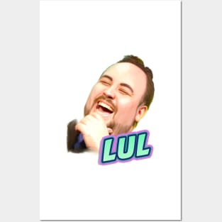 twitch emote LUL HD redesigned TotalBiscuit - Cynical Brit Posters and Art